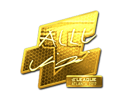 Sticker | allu (Gold) | Atlanta 2017