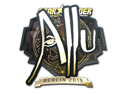 Sticker | allu (Gold) | Berlin 2019