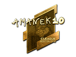 Sticker | AmaNEk (Gold) | Boston 2018