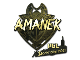 Sticker | AMANEK (Gold) | Stockholm 2021