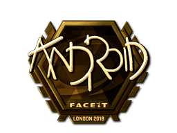 Sticker | ANDROID (Gold) | London 2018