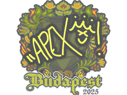 Sticker | apEX | Budapest 2025