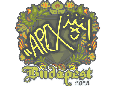 Sticker | apEX | Budapest 2025
