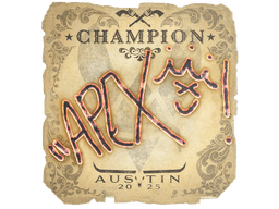 Sticker | apEX (Champion) | Austin 2025