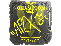 Sticker | apEX (Foil, Champion) | Austin 2025