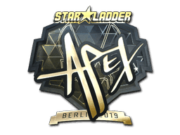 Sticker | apEX (Gold) | Berlin 2019