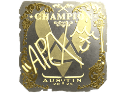 Sticker | apEX (Gold, Champion) | Austin 2025