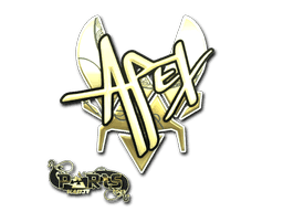 Sticker | apEX (Gold) | Paris 2023