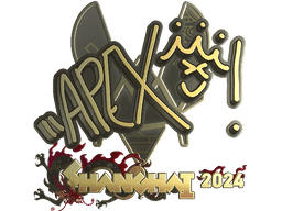 Sticker | apEX (Gold) | Shanghai 2024