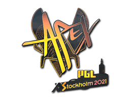 Sticker | apEX (Holo) | Stockholm 2021