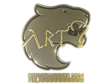 Sticker | arT (Gold) | Copenhagen 2024