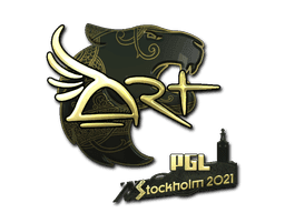 Sticker | arT (Gold) | Stockholm 2021