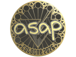 Sticker | asap (Gold) | Cologne 2026