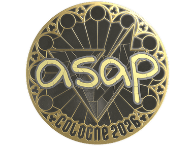Sticker | asap (Gold) | Cologne 2026