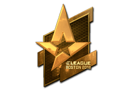 Sticker | Astralis (Gold) | Boston 2018