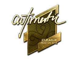 Sticker | autimatic (Gold) | Boston 2018