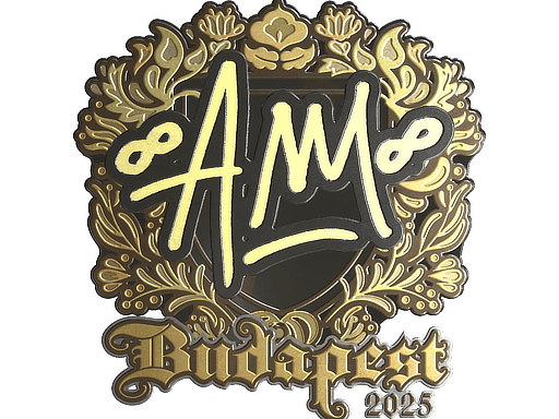 Sticker | AW (Gold) | Budapest 2025