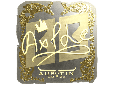 Sticker | Ax1Le (Gold) | Austin 2025
