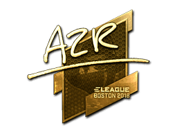 Sticker | AZR (Gold) | Boston 2018