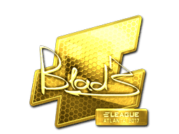 Sticker | B1ad3 (Gold) | Atlanta 2017