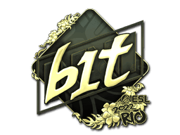 Sticker | b1t (Gold) | Rio 2022