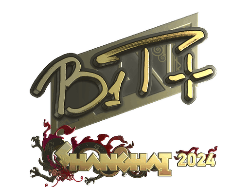 Sticker | b1t (Gold) | Shanghai 2024