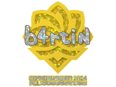 Sticker | b4rtiN (Glitter) | Copenhagen 2024