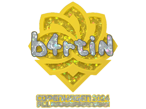 Sticker | b4rtiN (Glitter) | Copenhagen 2024