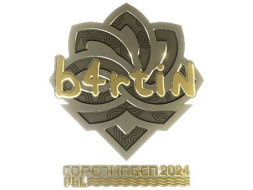 Sticker | b4rtiN (Gold) | Copenhagen 2024