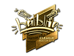 Sticker | balblna (Gold) | Boston 2018