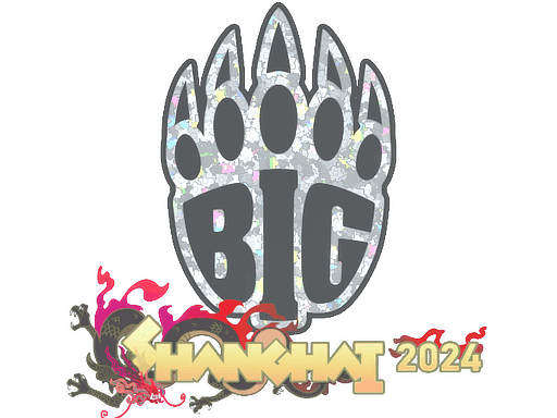 Sticker | BIG (Glitter) | Shanghai 2024