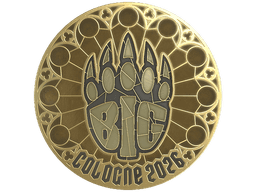 Sticker | BIG (Gold) | Cologne 2026