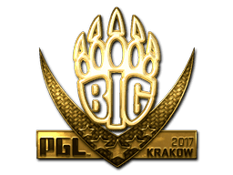 Sticker | BIG (Gold) | Krakow 2017