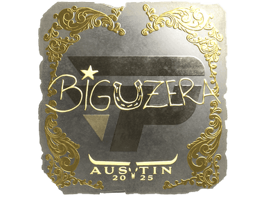 Sticker | biguzera (Gold) | Austin 2025