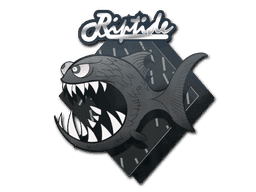 Sticker | Black Jaggyfish