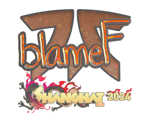 Sticker | blameF (Glitter) | Shanghai 2024