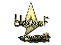 Sticker | blameF (Gold) | Antwerp 2022