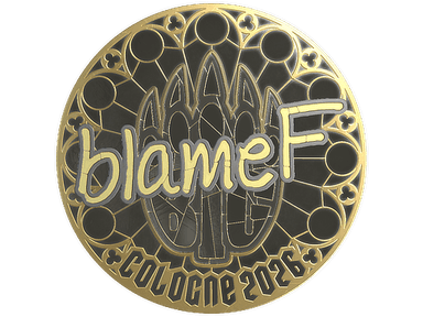 Sticker | blameF (Gold) | Cologne 2026