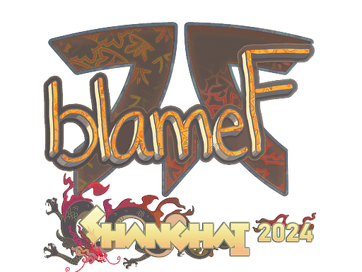 Sticker | blameF (Holo) | Shanghai 2024