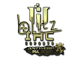 Sticker | bLitz (Gold) | Antwerp 2022