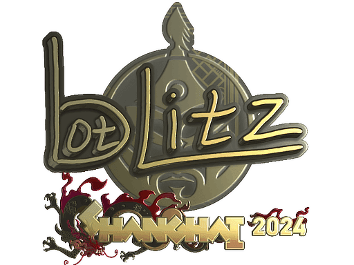 Sticker | bLitz (Gold) | Shanghai 2024