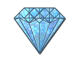 Sticker | Blue Gem (Glitter)