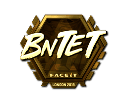 Sticker | BnTeT (Gold) | London 2018