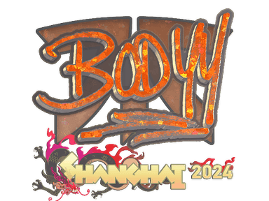 Sticker | bodyy (Glitter) | Shanghai 2024
