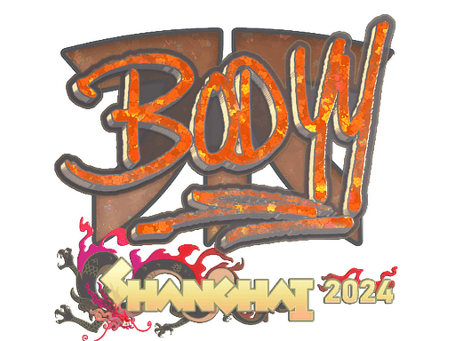 Sticker | bodyy (Glitter) | Shanghai 2024