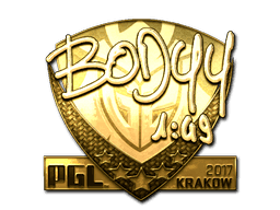 Sticker | bodyy (Gold) | Krakow 2017