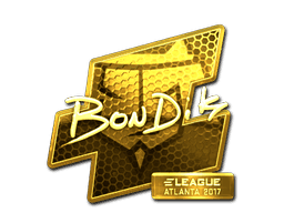 Sticker | bondik (Gold) | Atlanta 2017