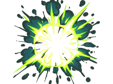 Sticker | Boom Epicenter (Glitter)