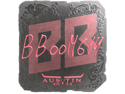 Sticker | Boombl4 (Foil) | Austin 2025