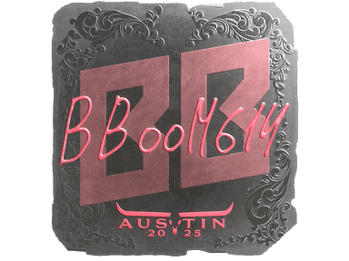 Sticker | Boombl4 (Foil) | Austin 2025
